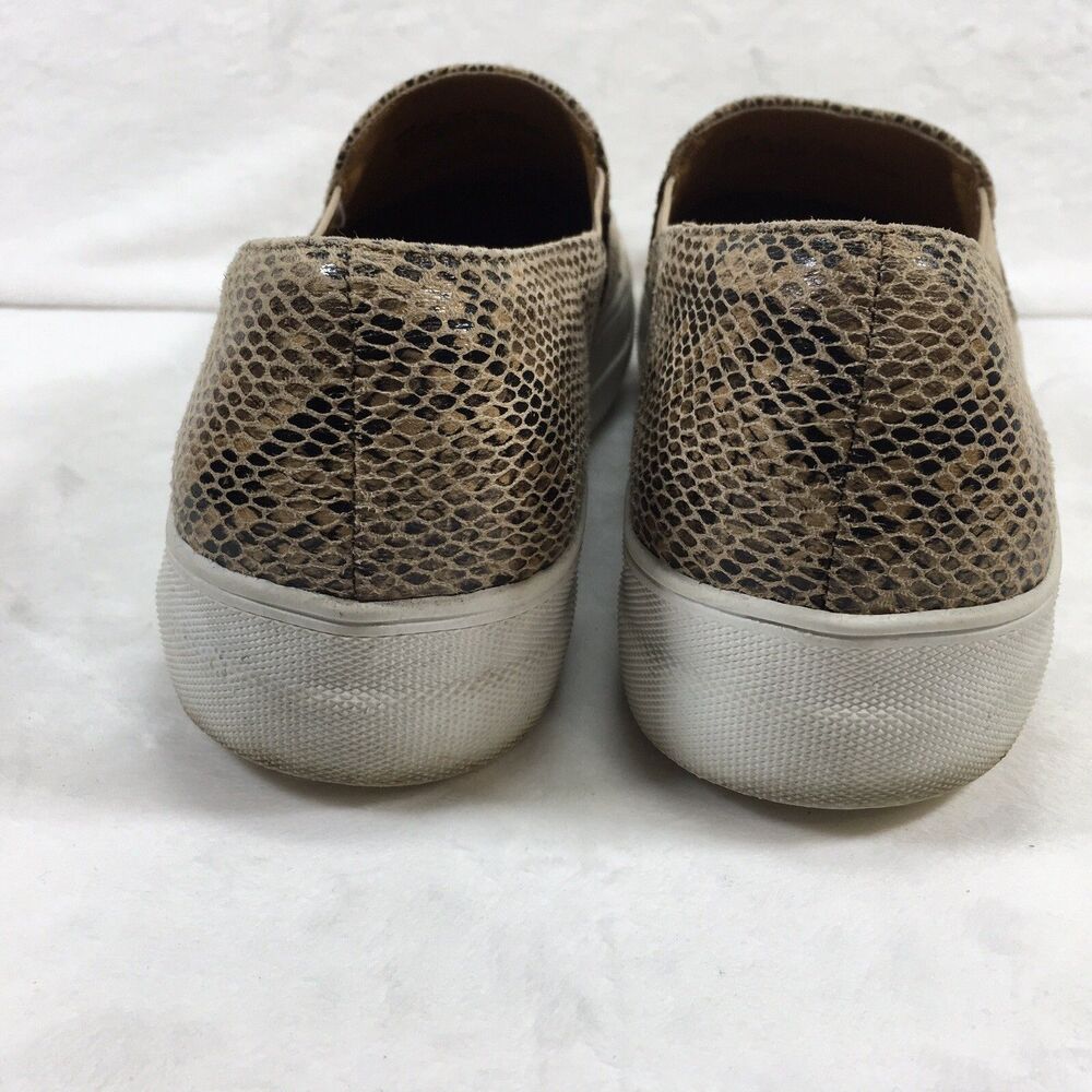 VOLATILE Women's Bolzano Sneaker Brown Tan - Size 9 M Snake Skin Pattern - Picture 6 of 9
